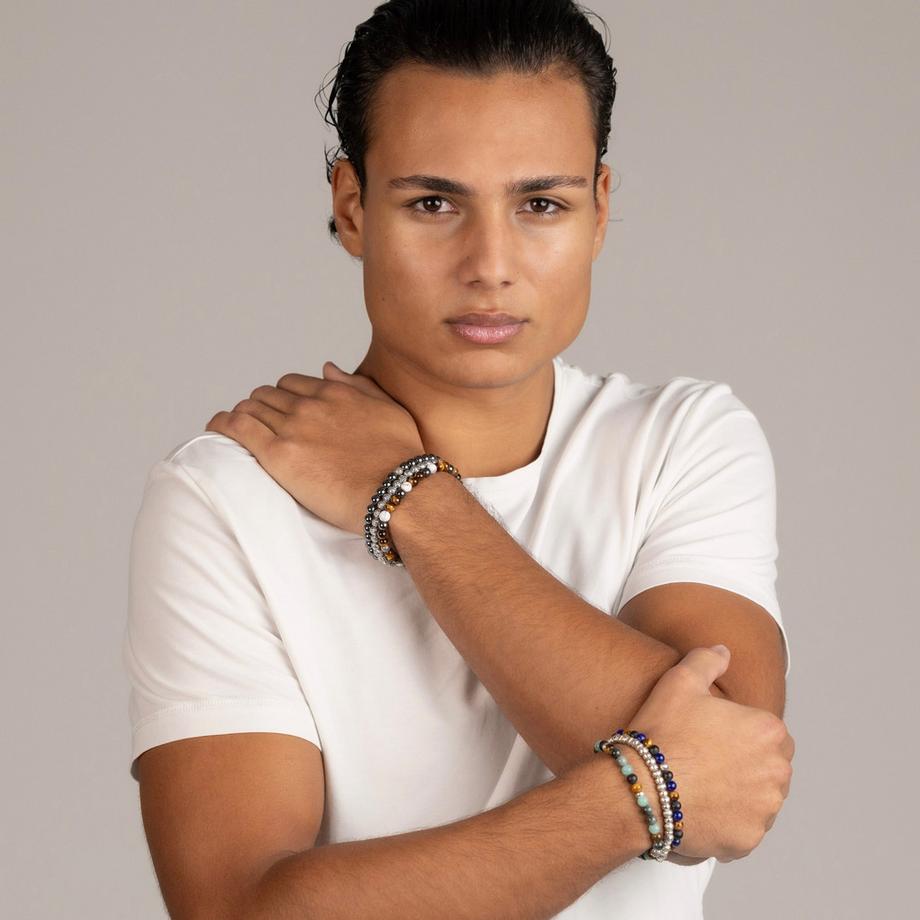 Balibay  Mago  Armband mit Steinen & 925 Sterling Silber 