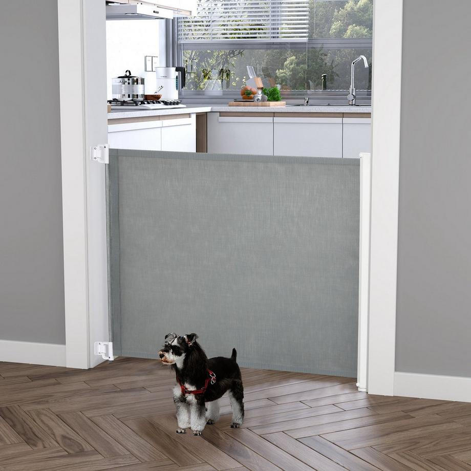 Northio  Barrière De Sécurité Pour Porte D'Escalier Pour Chien Séparateur De Sécurité Extensible 115 L X 82,5 H Cm 