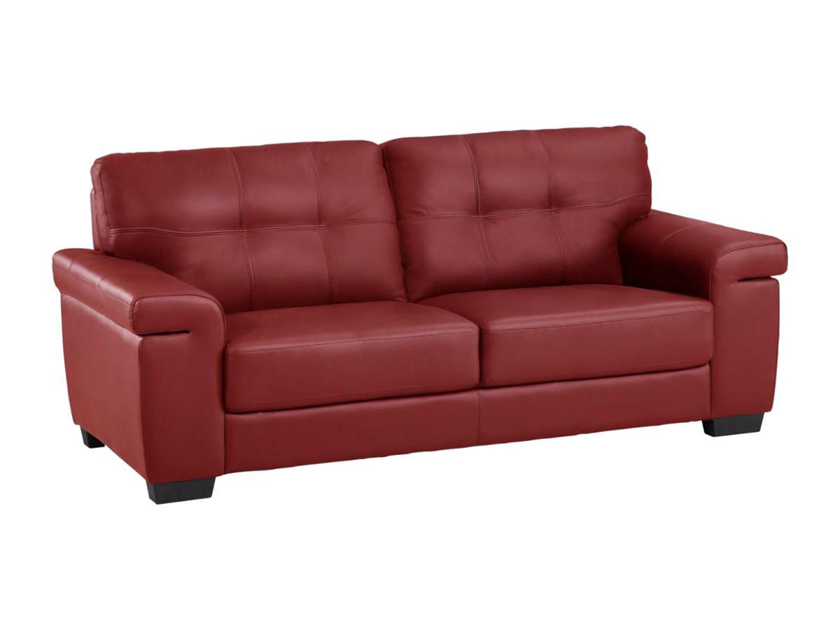 Vente-unique Ledersofa 3Sitzer HAZEL  