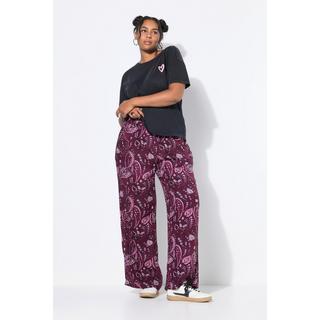 Studio Untold Pantalon palazzo taille haute jambe large Imprimé intégral  