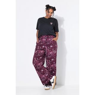 Studio Untold Pantalon palazzo taille haute jambe large Imprimé intégral  