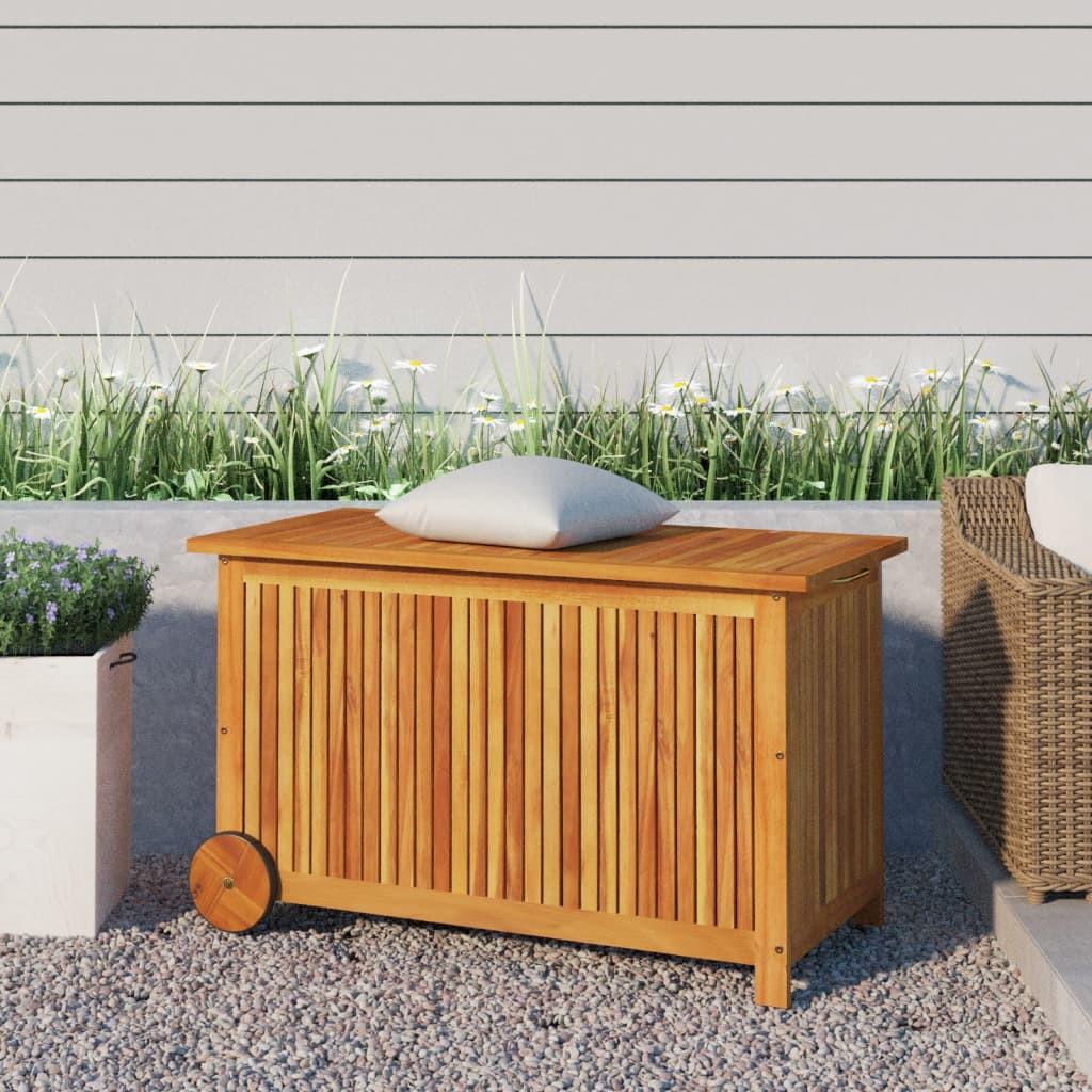 VidaXL Coffre de rangement de jardin bois  