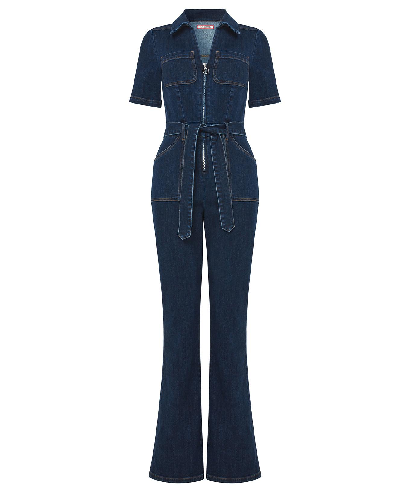 Joe Browns PETITE Retro Denim Overall mit Reissverschluss  