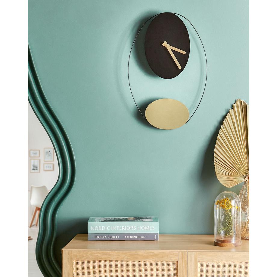 Beliani Horloge murale en Acier Moderne MANIGOD  