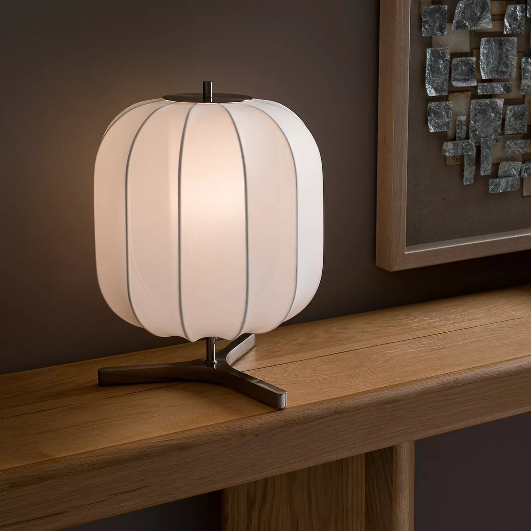 AM.PM – Tischlampe Satchi mit Textilschirm, One Size, Grau