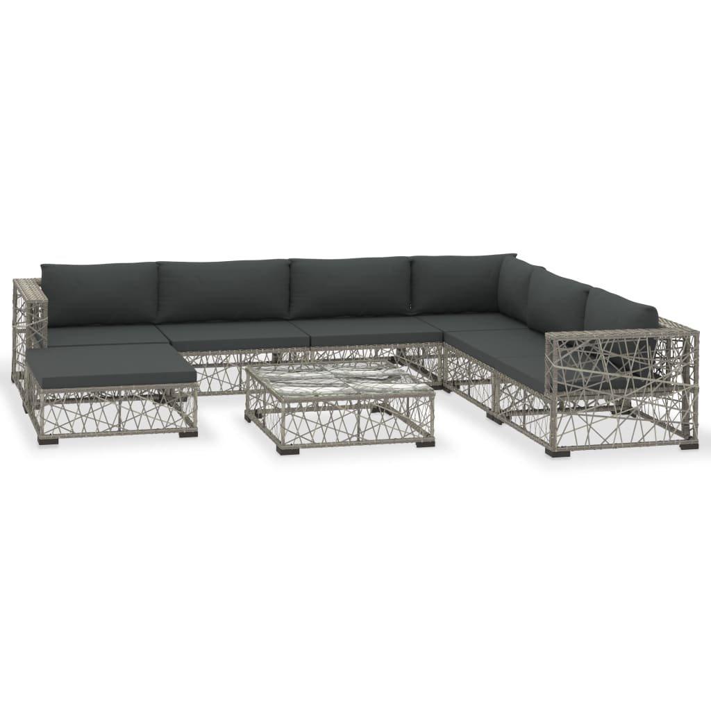 VidaXL Garten-lounge-set poly-rattan  