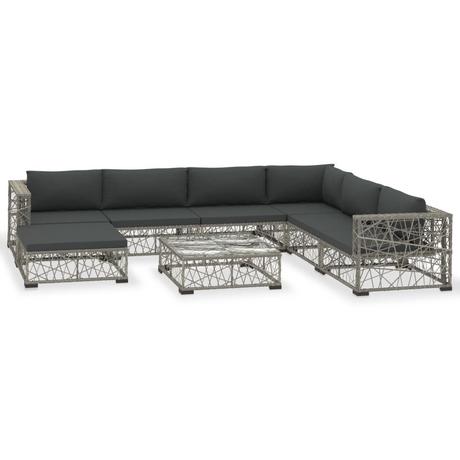 VidaXL Garten-lounge-set poly-rattan  