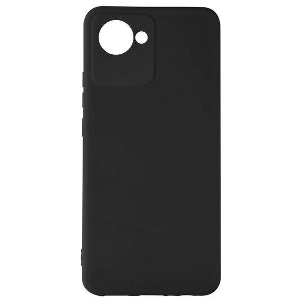 Avizar  Cover Realme C30 in silicone nera 