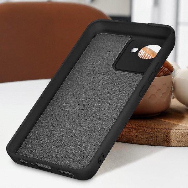 Avizar  Cover Realme C30 in silicone nera 