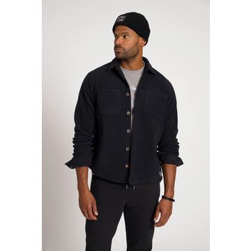 Chemise STHUGE, polaire, coupe Modern Fit, col Kent, jusqu'à 8 XL