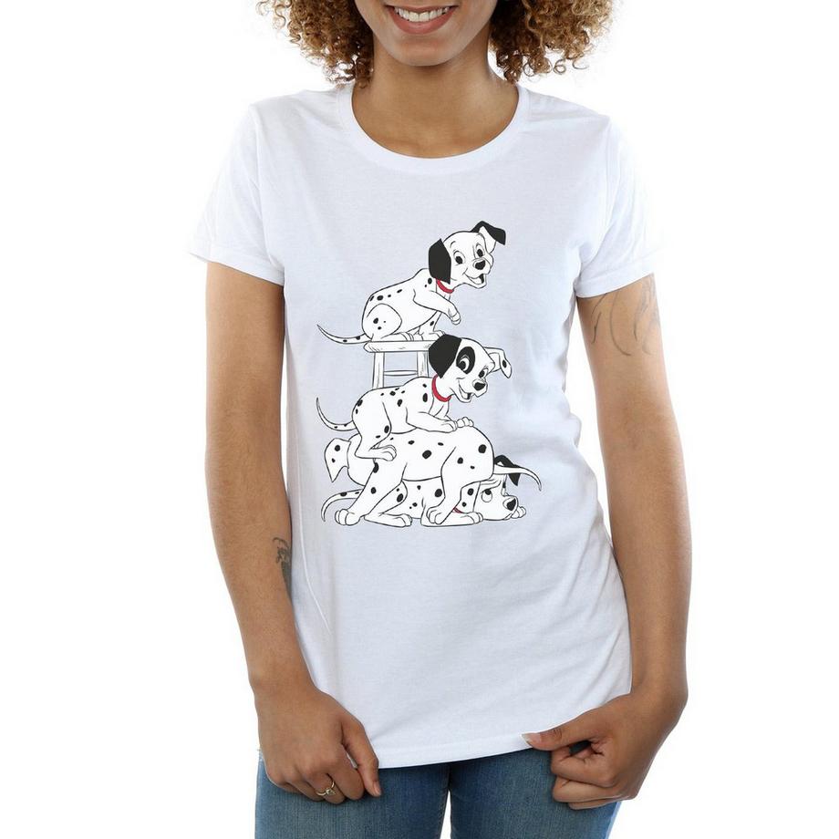 Disney 101 Dalmatiner Welpen Stapel T-Shirt  