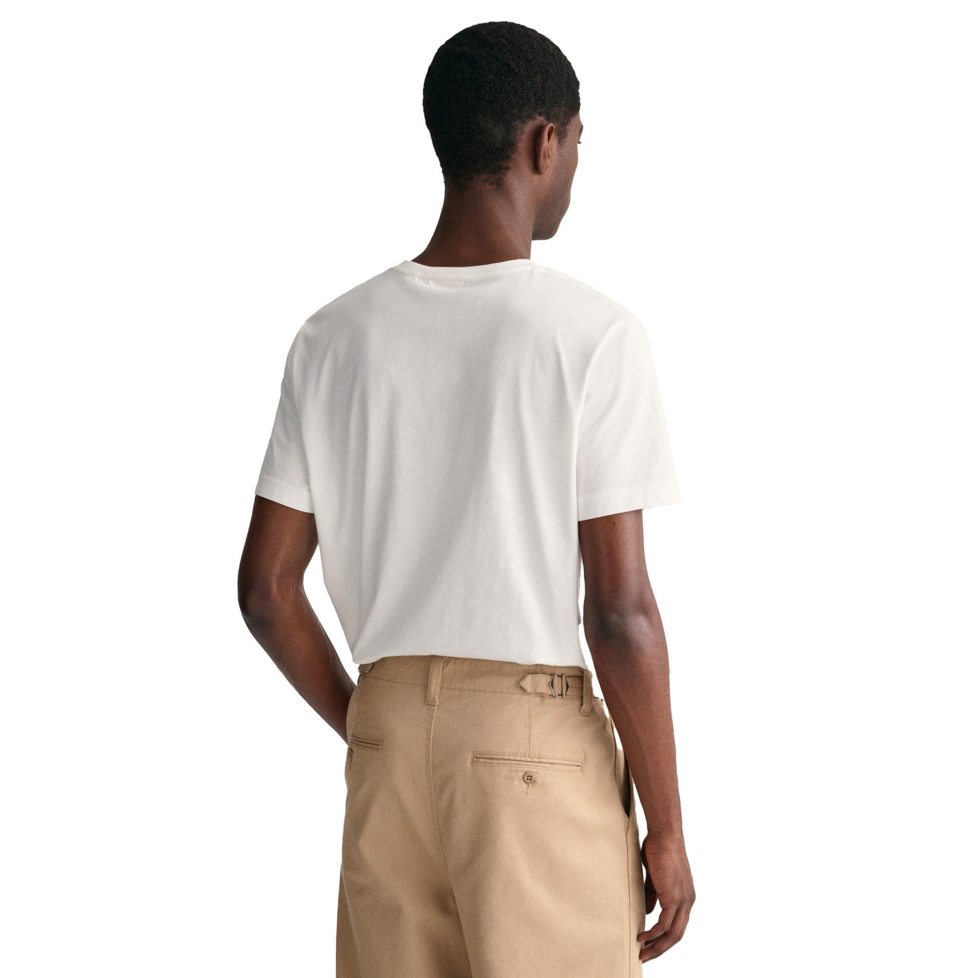 GANT Reg Shield Besticktes Logo Regular Fit T-Shirt  