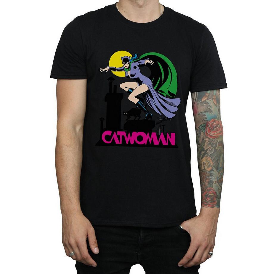 DC COMICS Catwoman T-Shirt Imprimé  