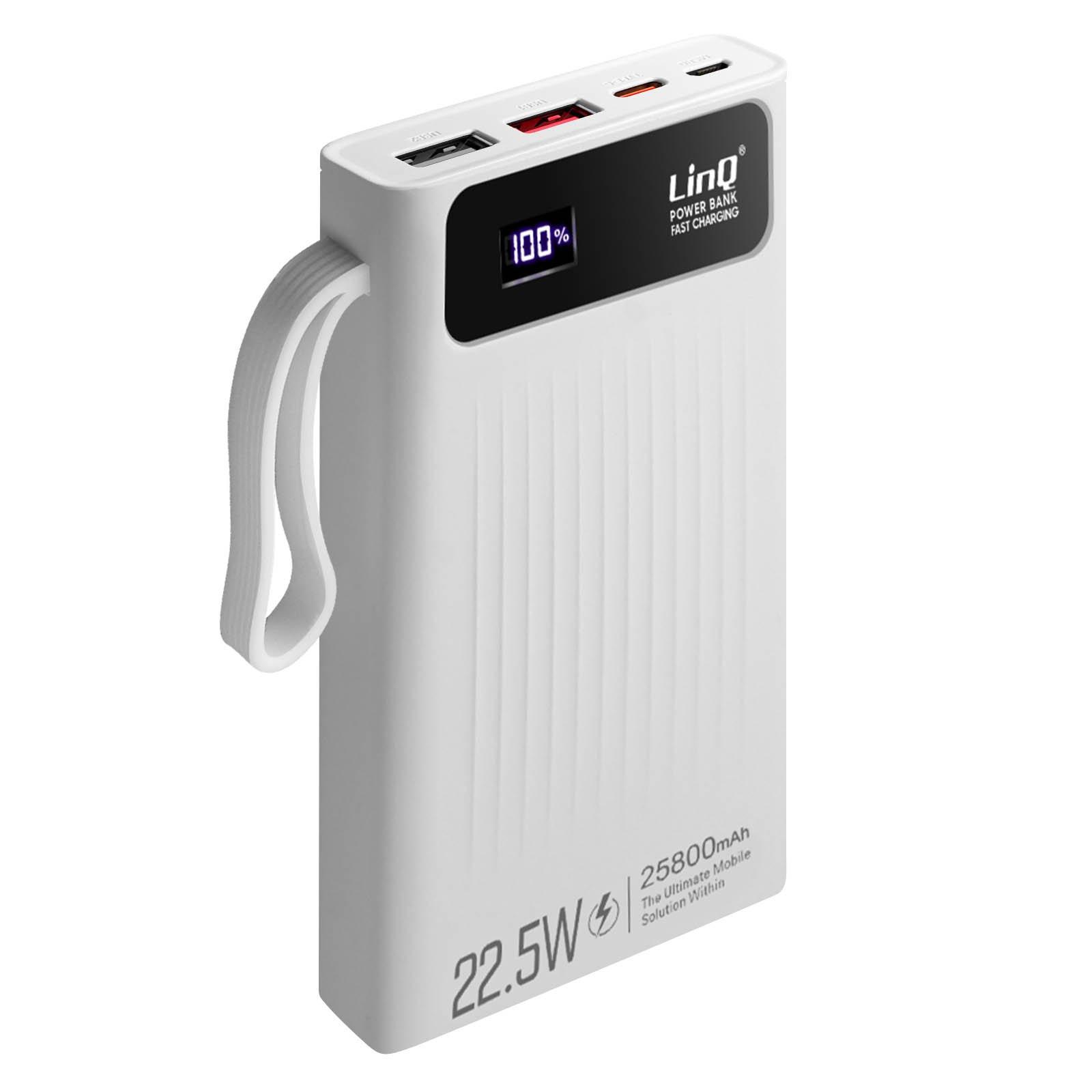 Avizar  25.800mAh 22.5W Powerbank LinQ Weiß 