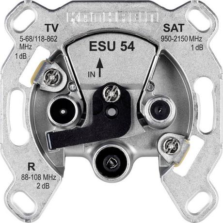 Kathrein  Kathrein ESU 54 Presa per antenna SAT, TV, Onde ultracorte Da incasso Presa individuale 