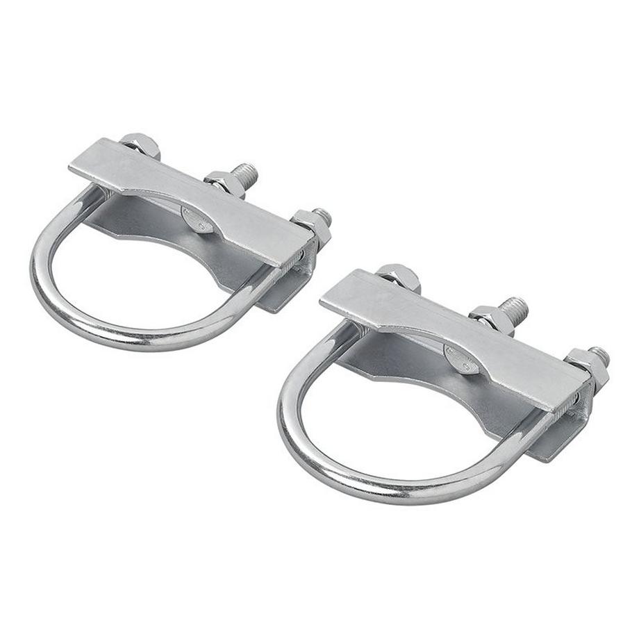 Pricenet  Staffa a U tonda 60/70mm per morsetto ruotino - set da 2 pezzi 
