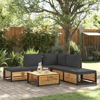 VidaXL set salotto da giardino Legno  