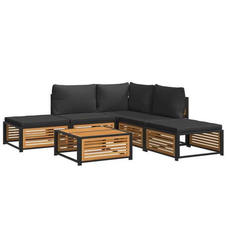 VidaXL set salotto da giardino Legno  