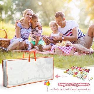 B2X  Baby Krabbeldecke Spielmatte faltbar Babymatte doppelseitig Spielteppich Rot 