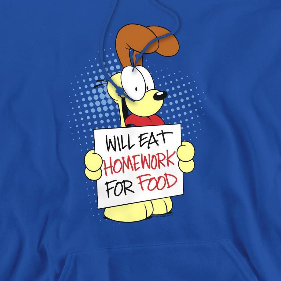Garfield  Will Eat Homework Kapuzenpullover 