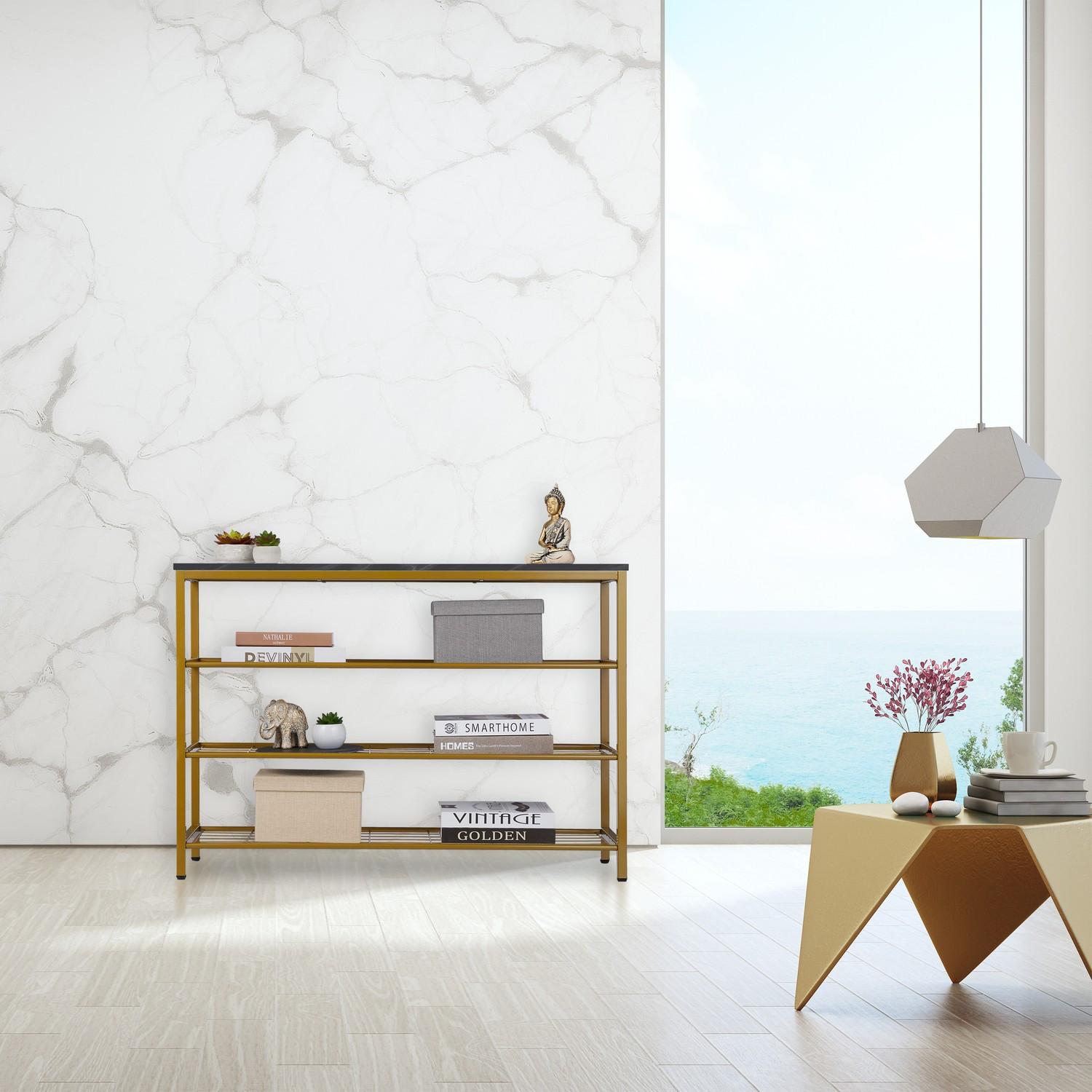 B2X Tavolo consolle effetto marmo  