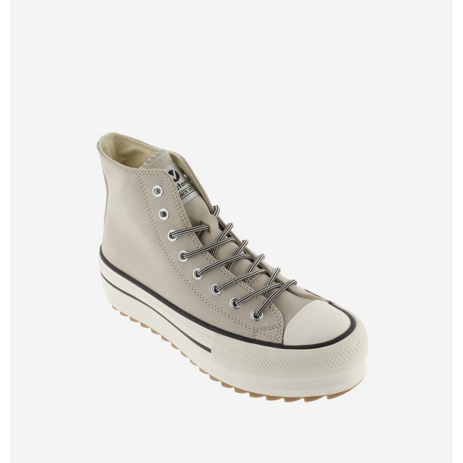 Victoria Tribu Sierra Double Faux Leder High-Top Sneakers  
