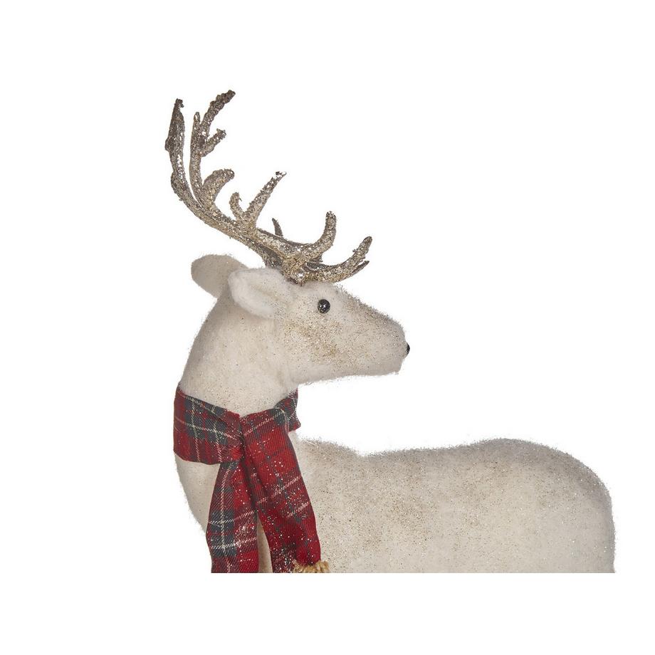 Beliani Dekofigur aus Webpelz Klassisch MUSTOLA  