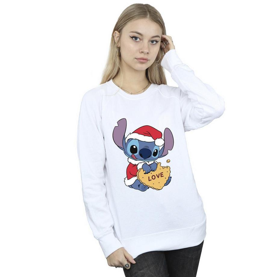 Disney Stitch Christmas Love Cookie Sweatshirt  
