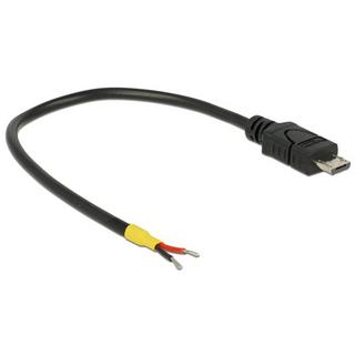 DeLock  0.15m, USB2.0 Micro-B cavo USB 0,15 m Micro-USB B Nero 