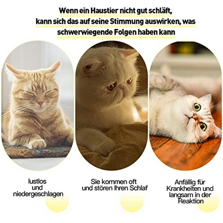 Alopini  Katzenkissen Hundebett Haustierbett flauschig für kleine, mittlere Hunde, Katzen und andere 