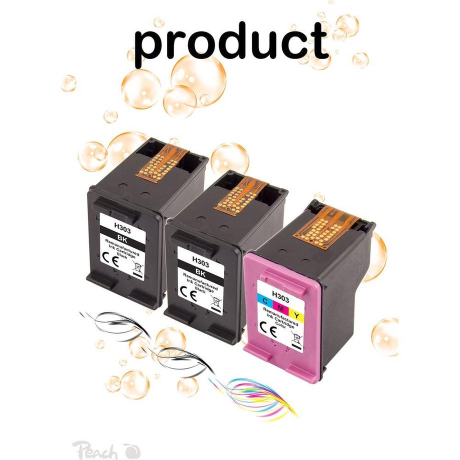 Peach  Tinte Nr. 303 Multi-Pack-Plus BlackCyanMagentaYellow 