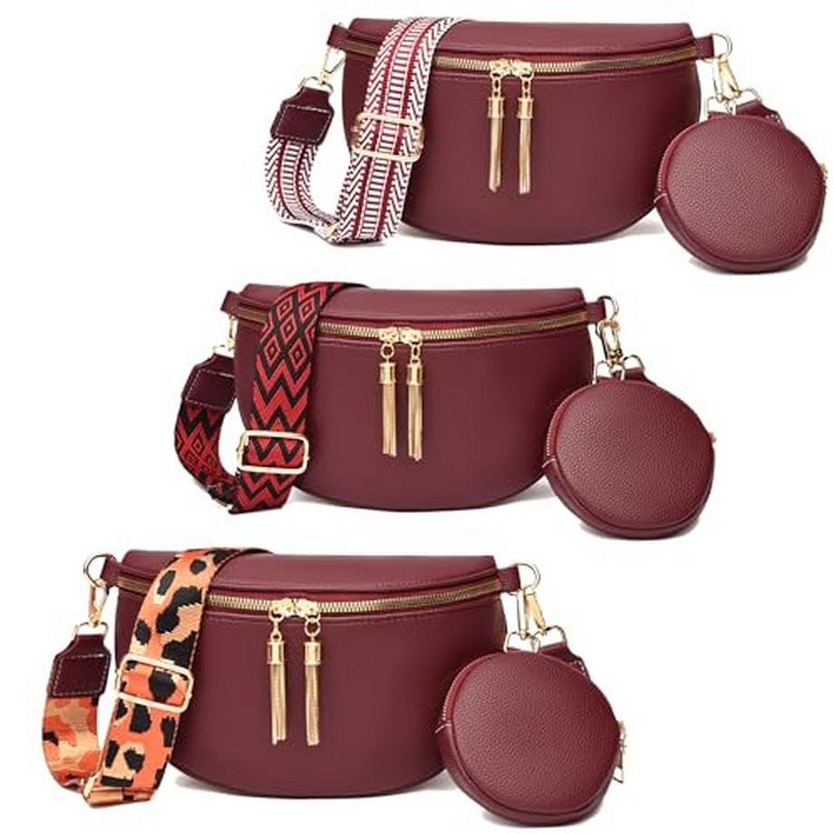 Petit sac à dos élégant avec 3 bandoulières