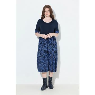 Jerseykeid, Lagenoptik, A-Linie, Rundhals, Halbarm