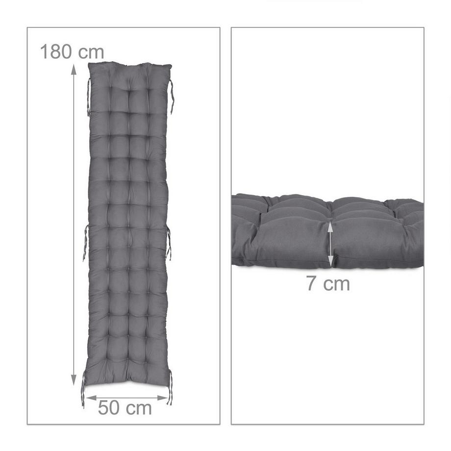 Northio Coussin long gris L  