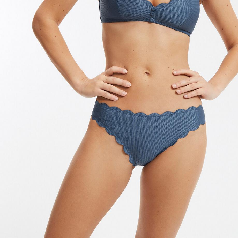 La Redoute Collections Slip bikini con bordo smerlato  