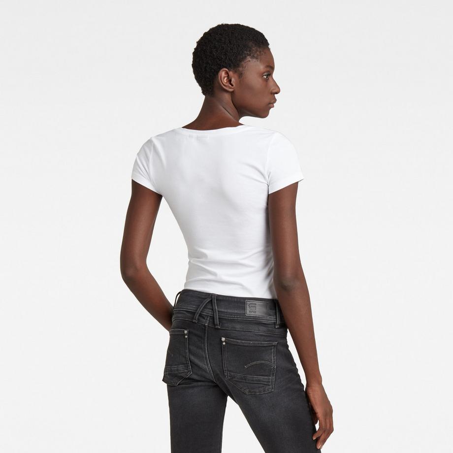 G-STAR Base Scollo a V T-Shirt Maniche Corte  