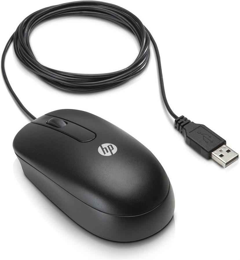 HEWLETT PACKARD  USB-Lasermaus - schwarz 