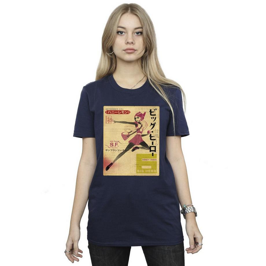 Disney Big Hero 6 Honey Lemon T-Shirt Coupe Ample  