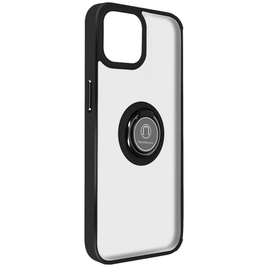 Avizar  Cover supporto iPhone 15 Plus bordo nero 