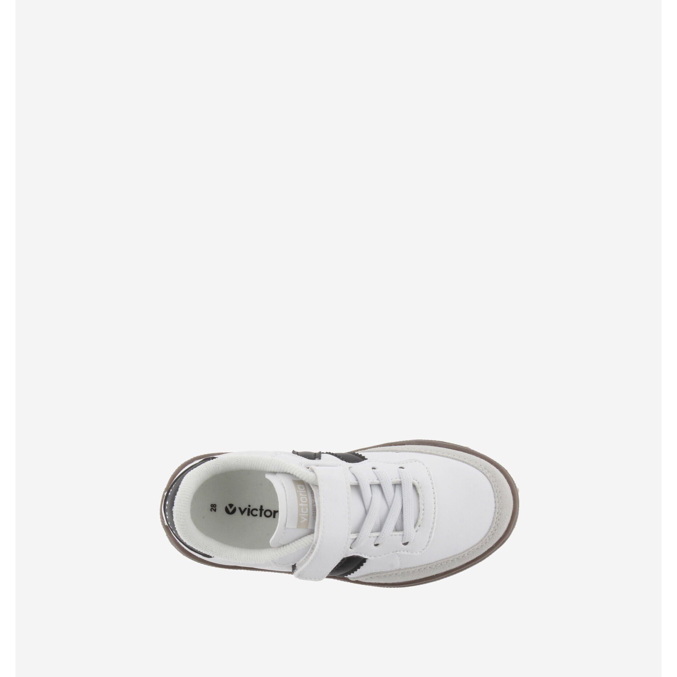 Victoria  sneakers oslo efecto piel blanches 