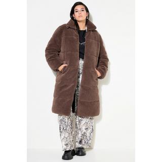 Studio Untold Teddy Steppmantel Straight Shape Nylon Schulter  