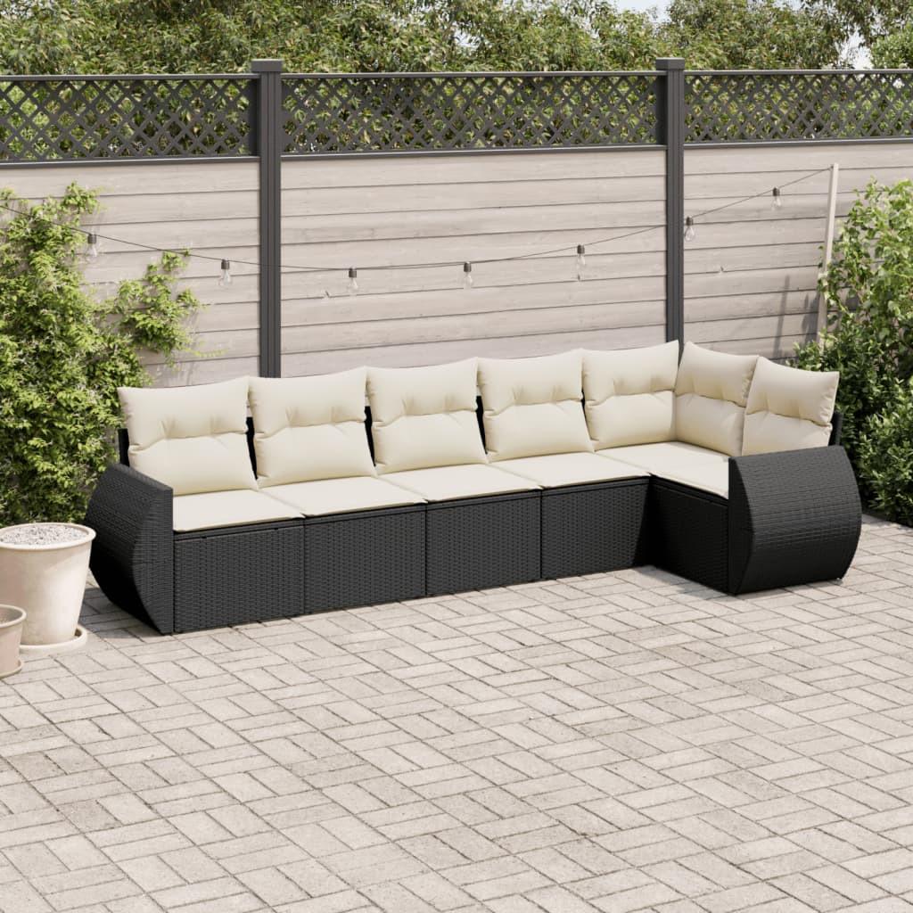 VidaXL set divano da giardino Polirattan  