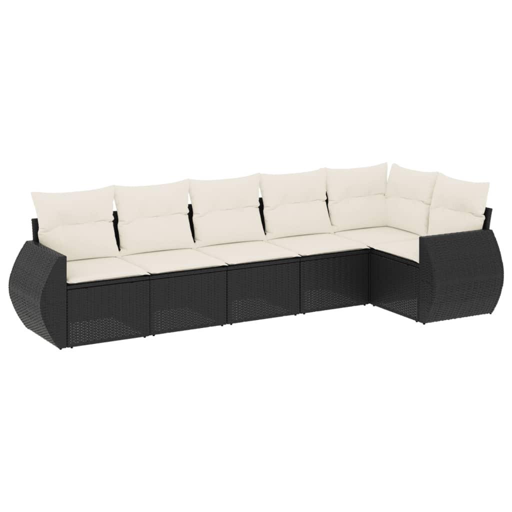 VidaXL set divano da giardino Polirattan  