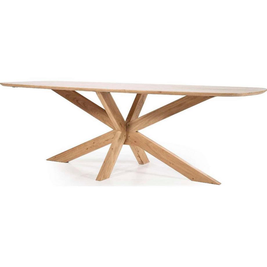 Table à manger Nikki acacia naturel 240x100