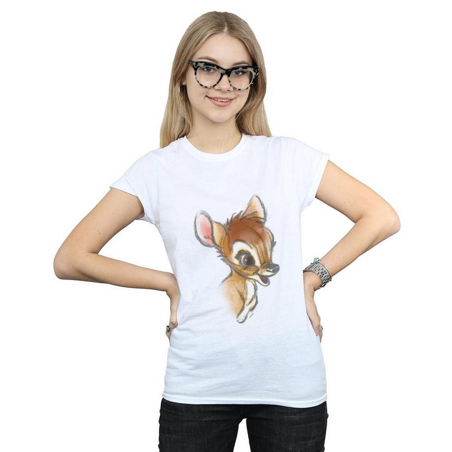 Disney Bambi Grafikdruck T-Shirt  