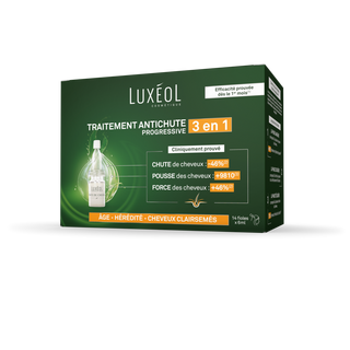 Luxéol  Traitement Antichute Progressive 3 en 1 