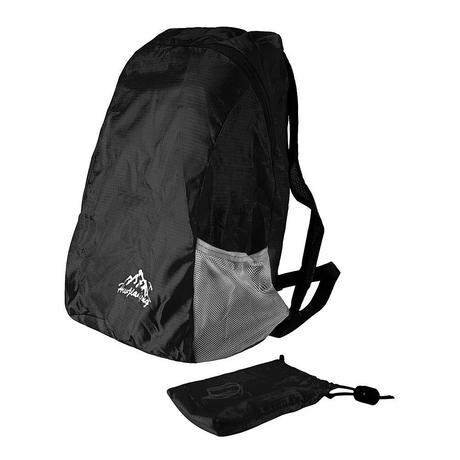 eStore  Faltbarer Rucksack - Schwarz 