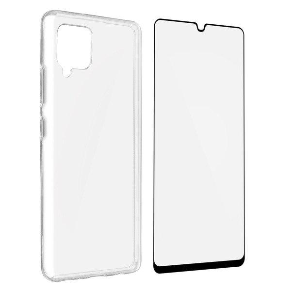 Avizar  Coque Samsung Galaxy A42 5G + Vitre Noir 