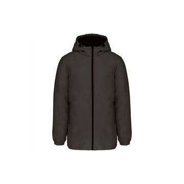 parka con cappuccio riciclato