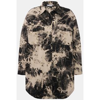 Studio Untold Oversized Batik Hemdjacke Langarm Unisex  